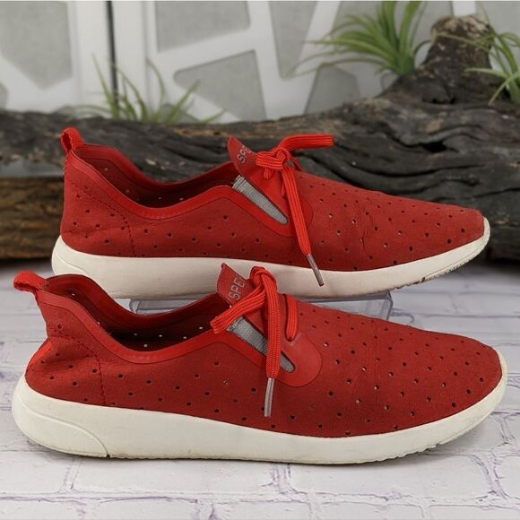 Sperry Top-Sider Red Swell Emmy Perforated Sneaker - Picture 3 of 10